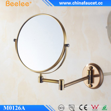 Antique Cosmetic Wall Mirror Retractable Mirror with 3X Magnify